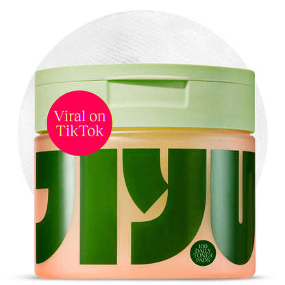 Jiyu Korean Skincare Anti-Aging, Dark Spot & Wrinkle Minimizing Toner Pads with Snail Mucin, Centella Asiatica, Niacinamide, Peptide Complex - 100 ct.